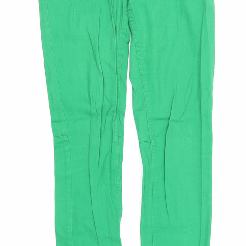 H&M Womens Green   Jegging Jeans Size 6 L26 in