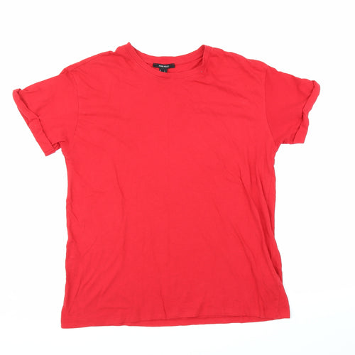FOREVER 21 Womens Red   Basic T-Shirt Size L