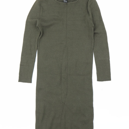 FOREVER 21 Womens Green   Jumper Dress  Size S