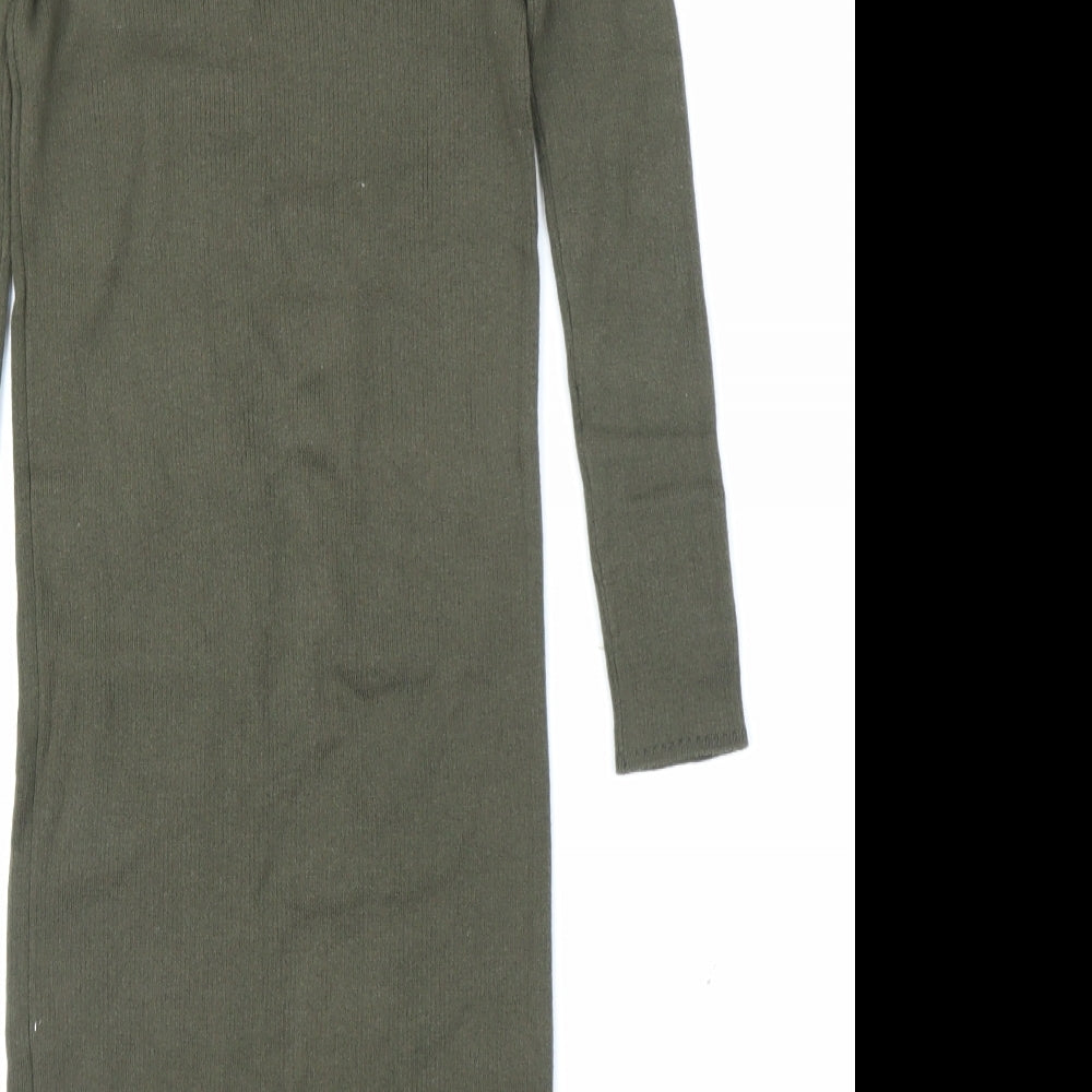 FOREVER 21 Womens Green   Jumper Dress  Size S