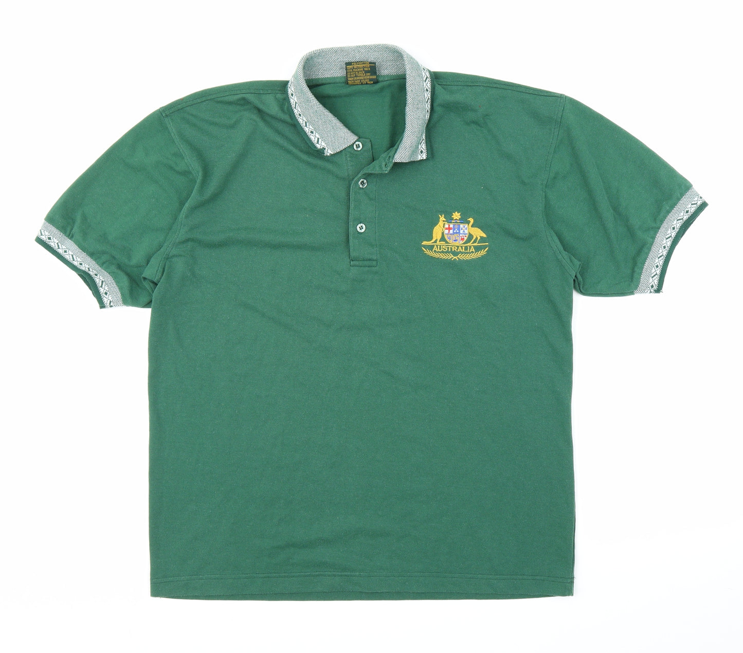 Australia Mens Green    Polo Size M