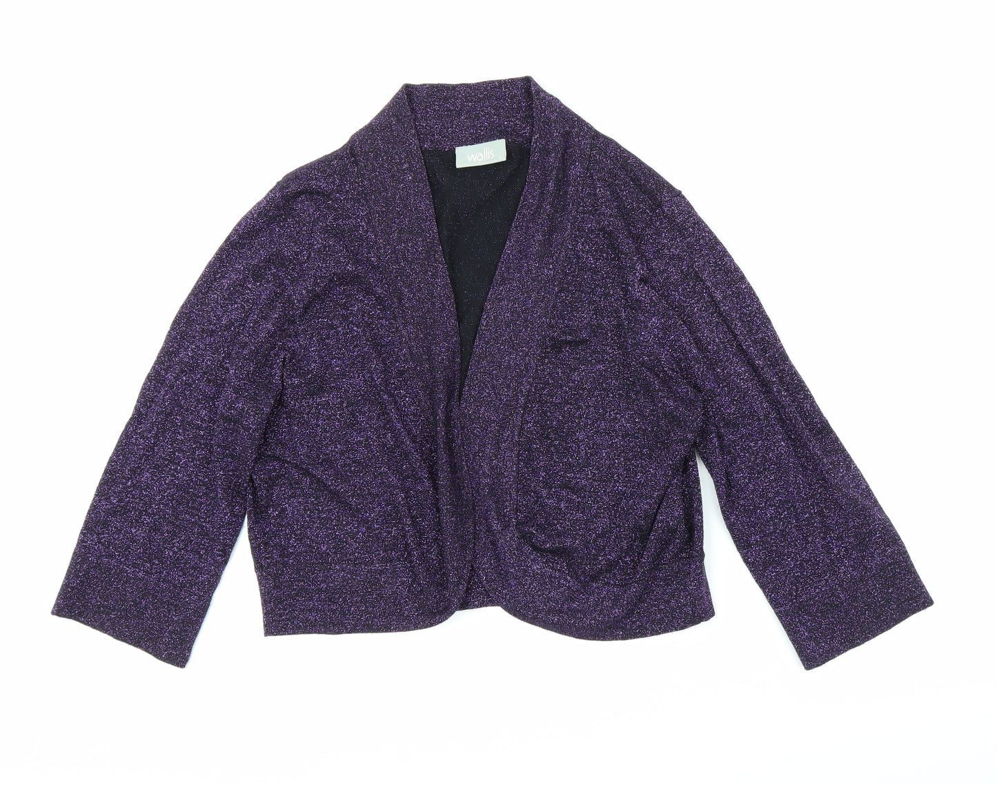 Wallis Womens Purple   Cardigan Jumper Size L