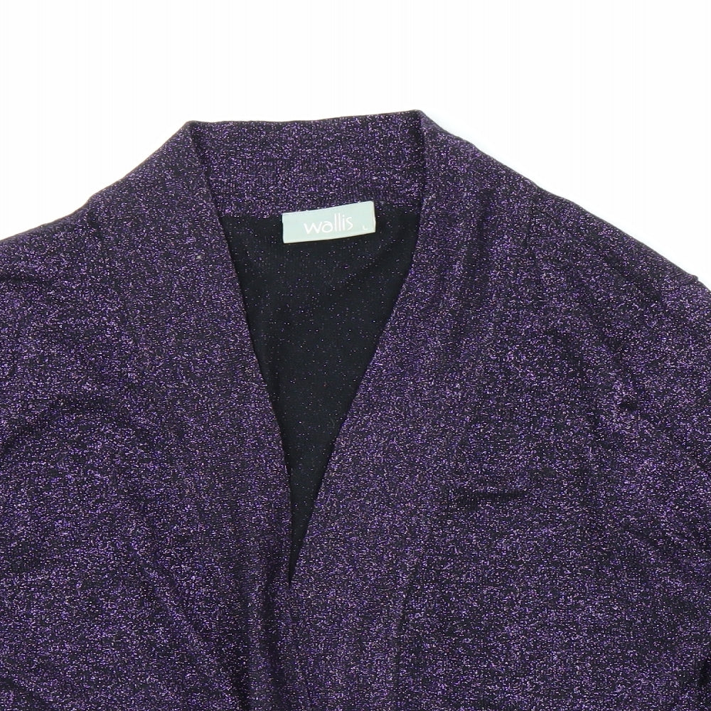 Wallis Womens Purple   Cardigan Jumper Size L