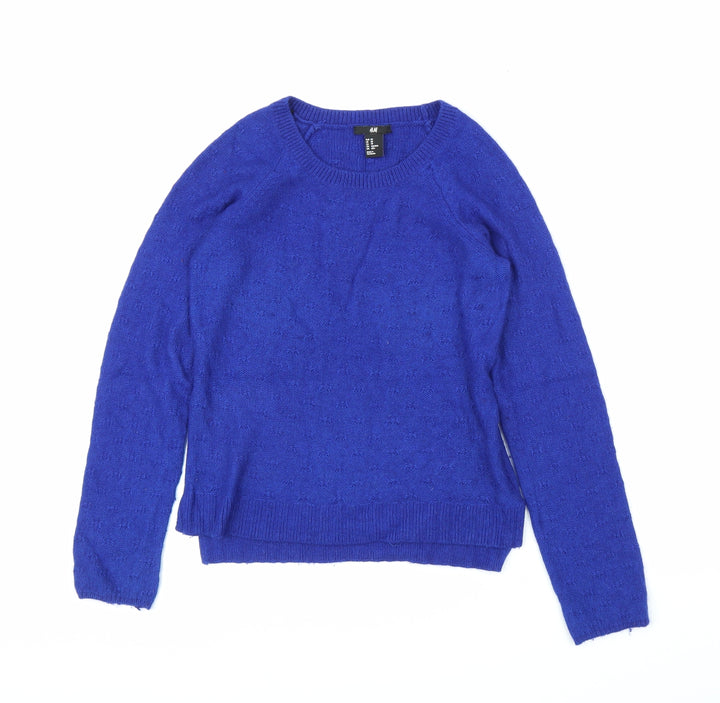 H&M Womens Blue   Pullover Jumper Size XS
