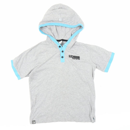 Carbini Boys Grey   Pullover Hoodie Size 8-9 Years