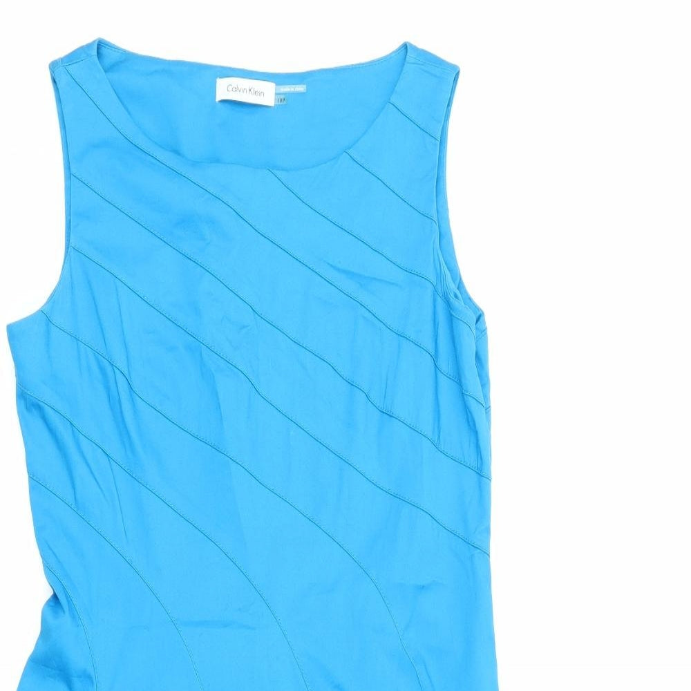 Calvin Klein Womens Blue   Fit & Flare  Size 10