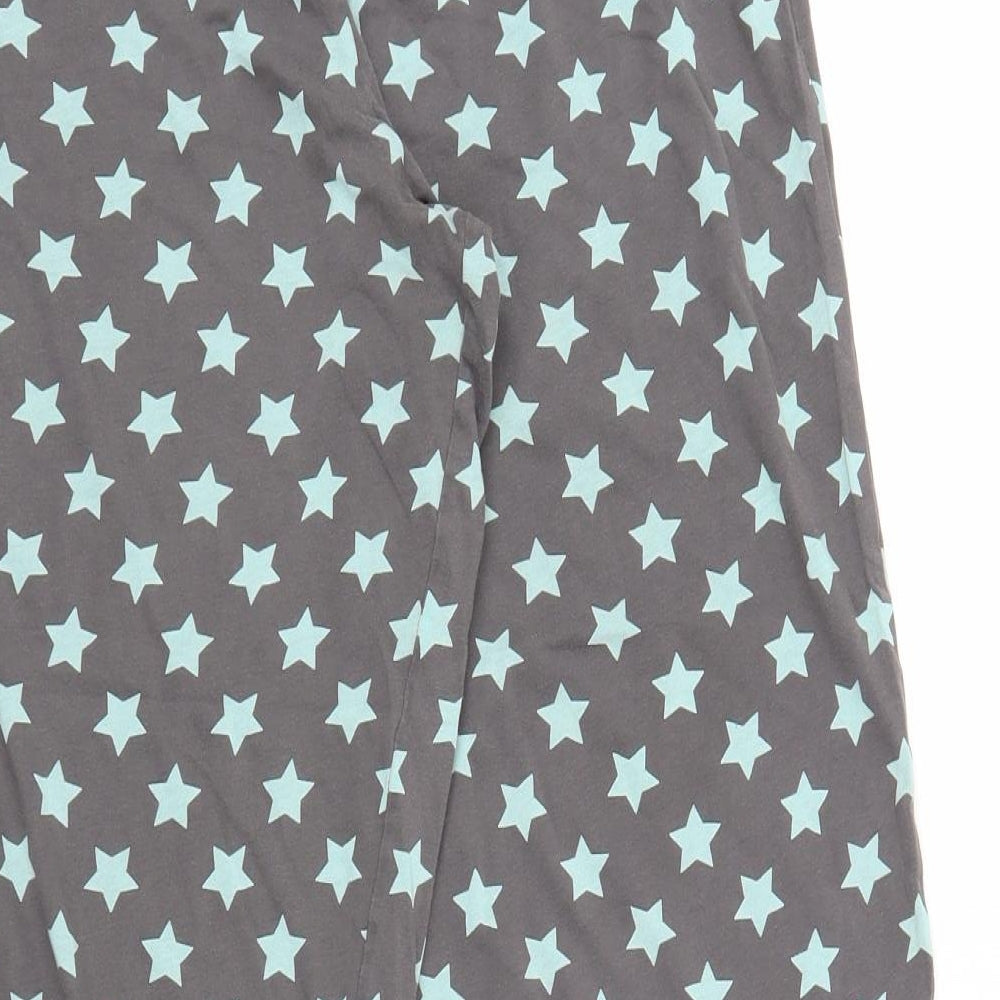M&S Womens Grey Solid  Capri Lounge Pants Size 12  - Stars
