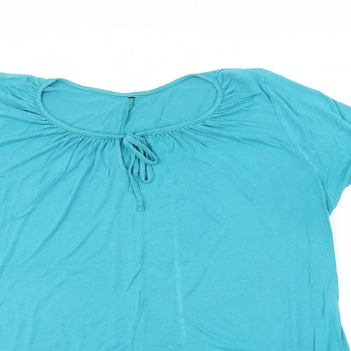 Preworn Womens Blue   Basic Blouse Size XL