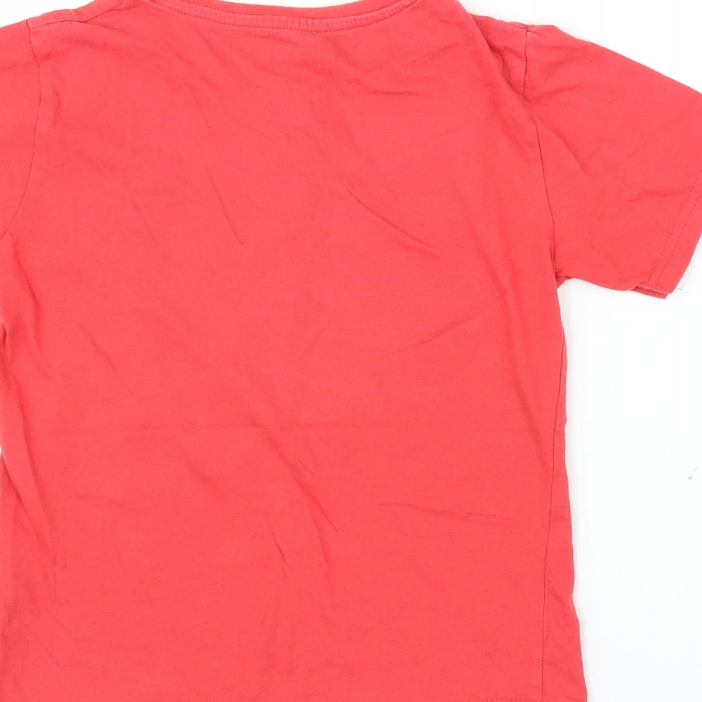 Primark Boys Red   Basic T-Shirt Size 8-9 Years