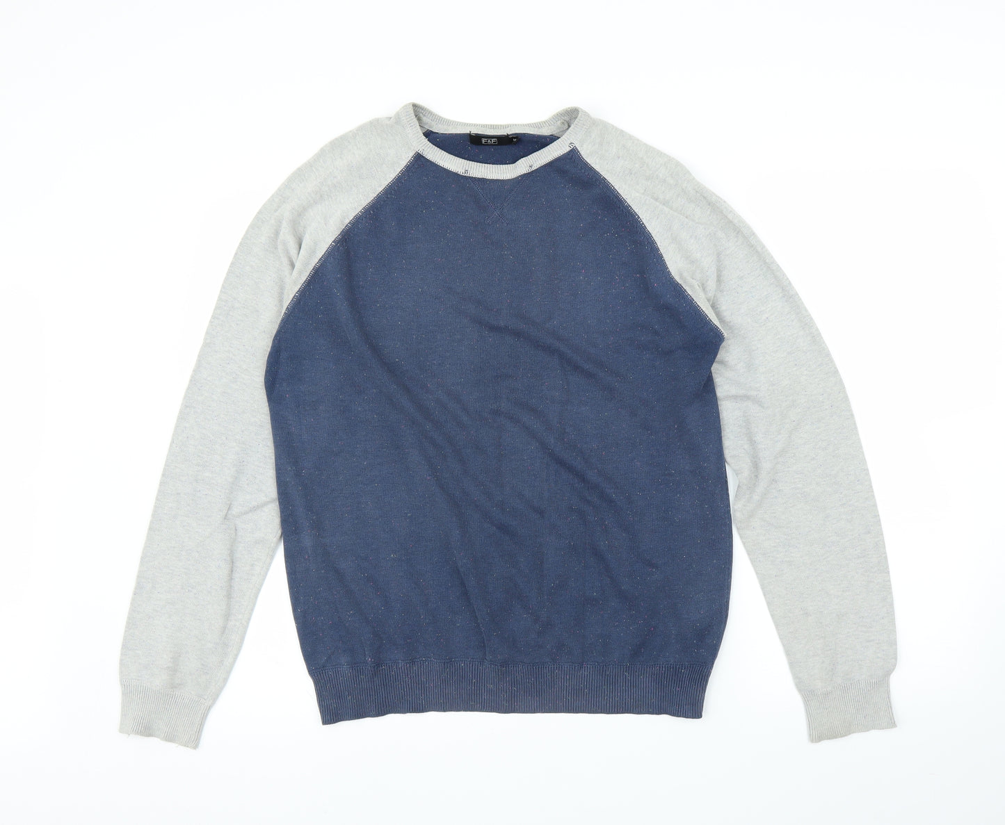 F&F Mens Blue   Pullover Jumper Size M