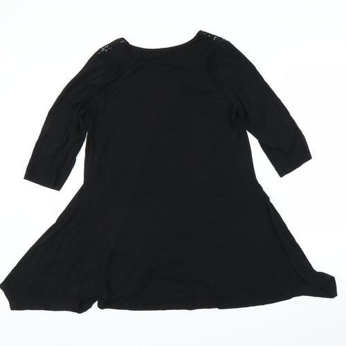 Preworn Womens Black   A-Line  Size L