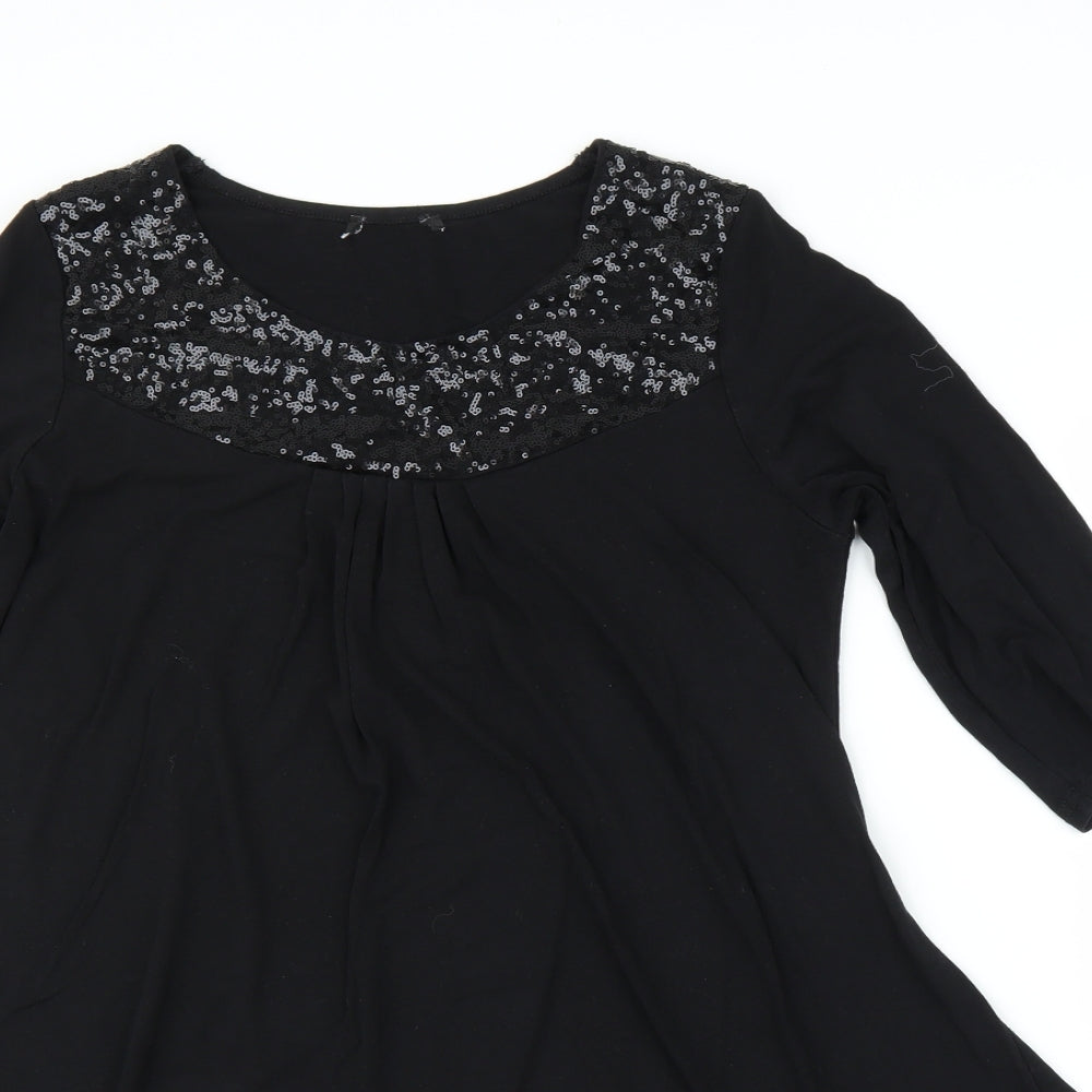 Preworn Womens Black   A-Line  Size L