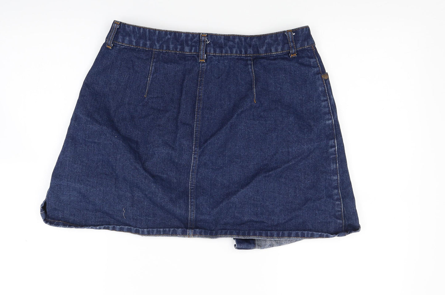 Miss Selfridge Womens Blue  Denim Mini Skirt Size 12