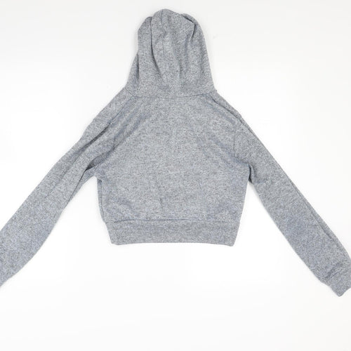 Misspap Womens Grey   Pullover Hoodie Size M  - Croped
