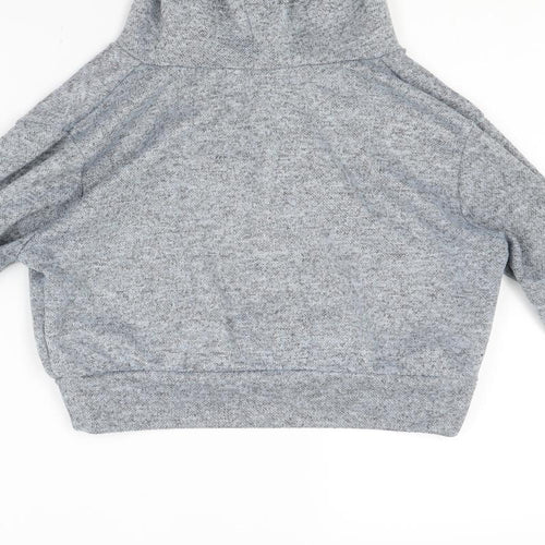 Misspap Womens Grey   Pullover Hoodie Size M  - Croped