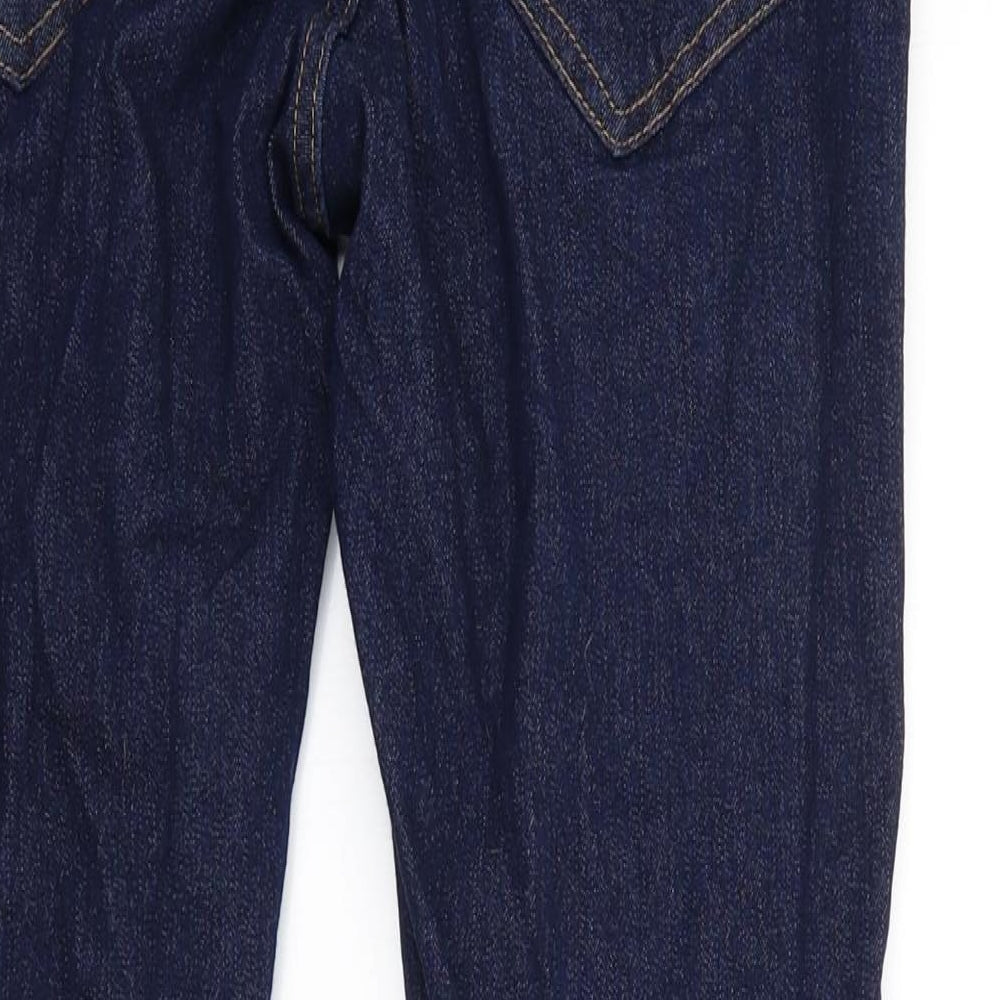 H&M Womens Blue  Denim Skinny Jeans Size 16 L26 in