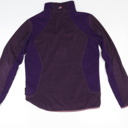 Berghaus Womens Purple  Fleece Jacket Coat Size 10