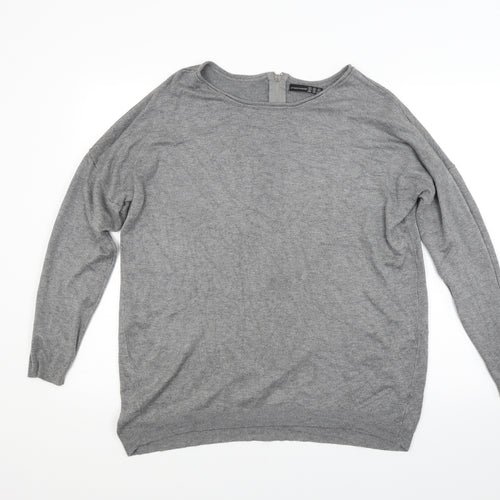 Atmosphere Womens Grey  Knit Pullover Jumper Size M