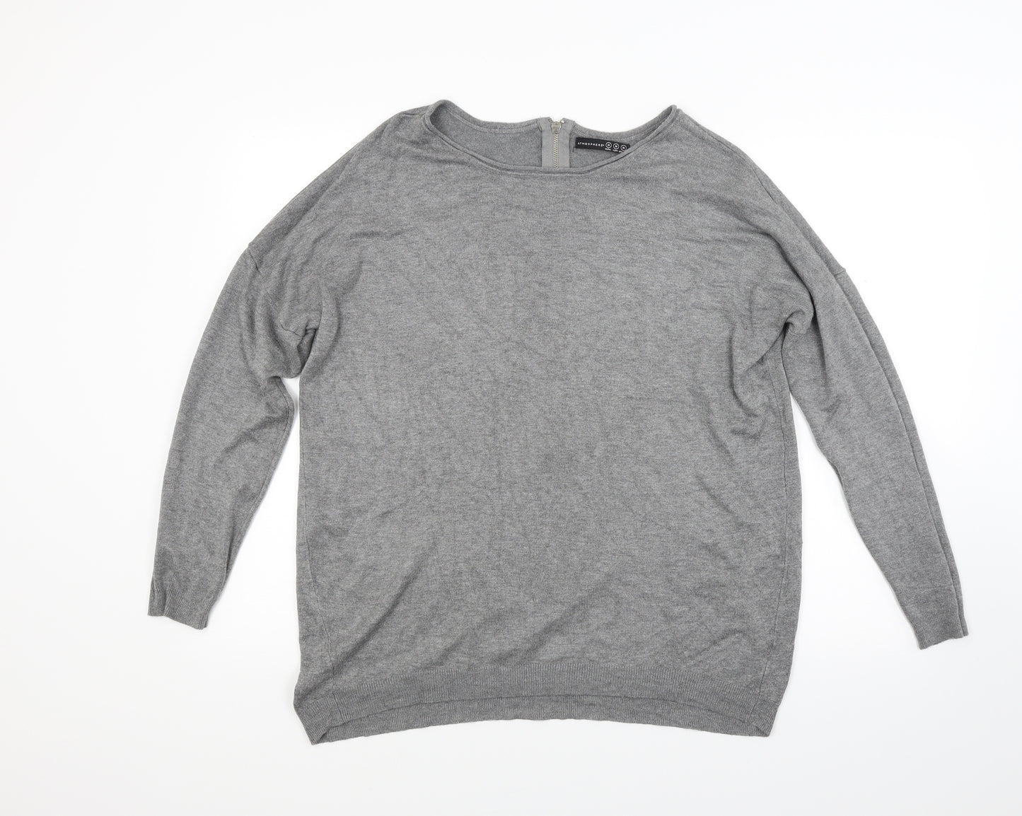 Atmosphere Womens Grey  Knit Pullover Jumper Size M