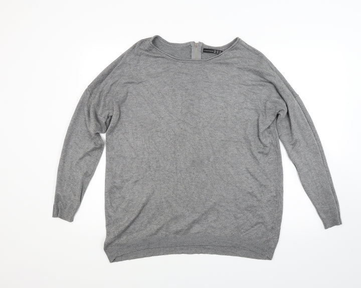 Atmosphere Womens Grey  Knit Pullover Jumper Size M