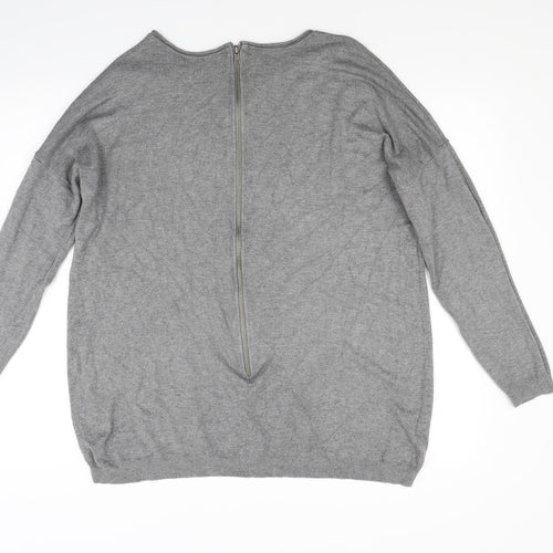 Atmosphere Womens Grey  Knit Pullover Jumper Size M