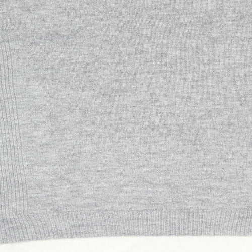 Dorothy Perkins Womens Grey  Knit Pullover Jumper Size 14