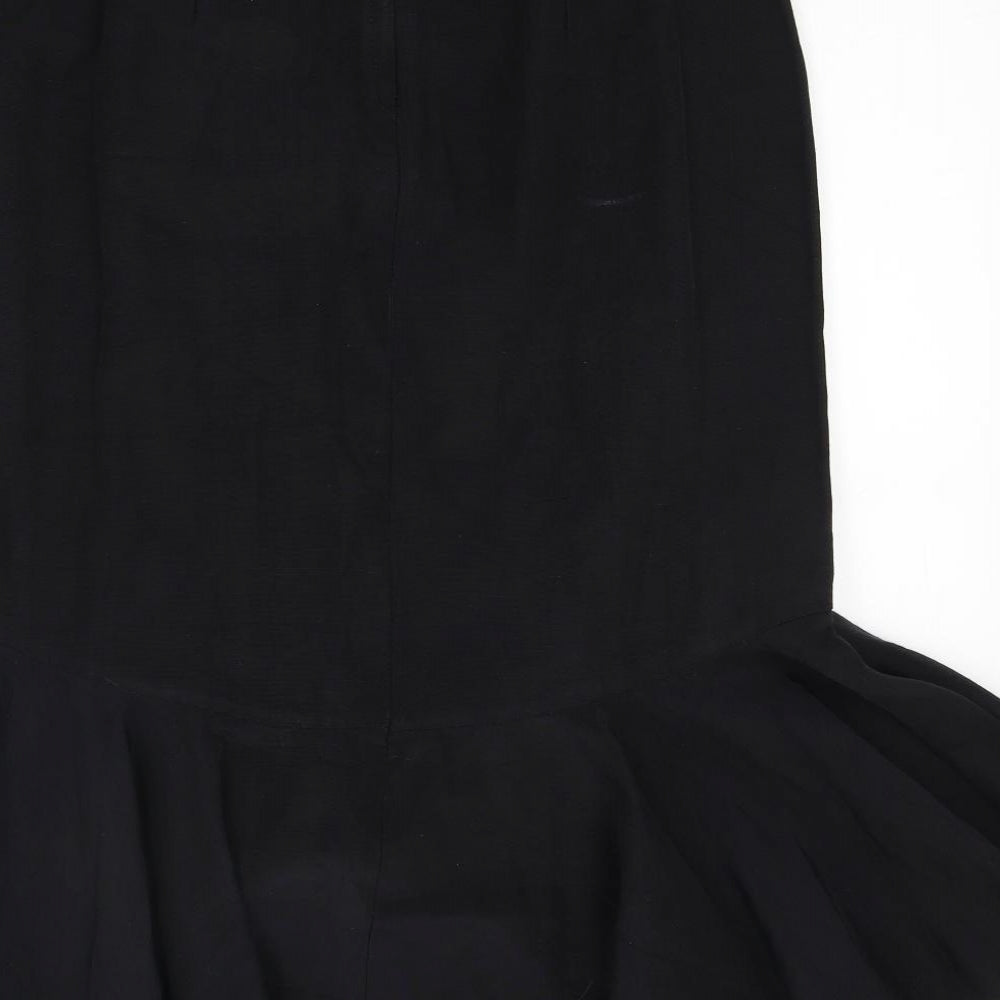 Dorothy Perkins Womens Black   Flare Skirt Size 16