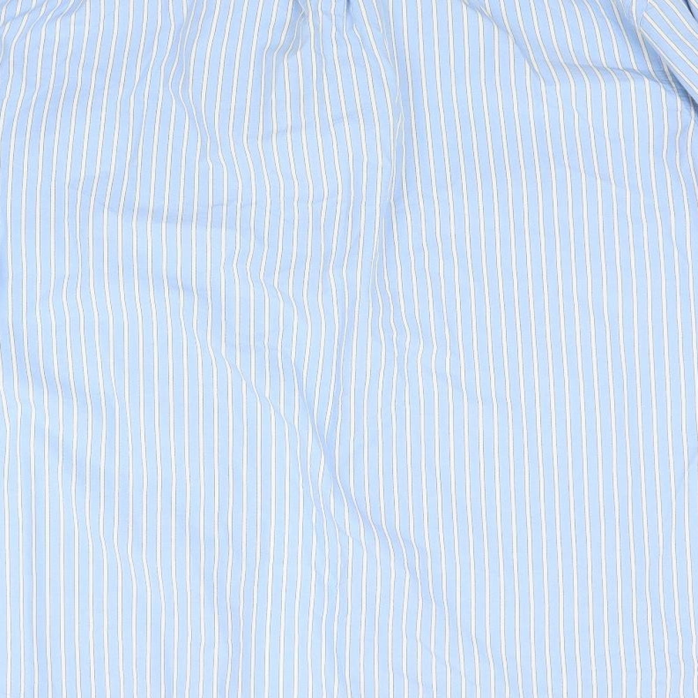 Gap Mens Blue Striped   Button-Up Size XL