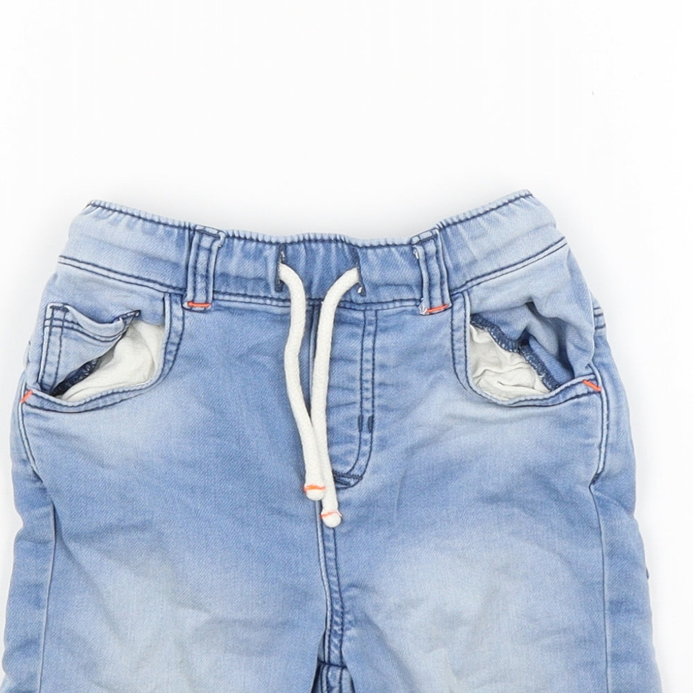 Nutmeg Boys Blue  Denim Chino Shorts Size 5-6 Years