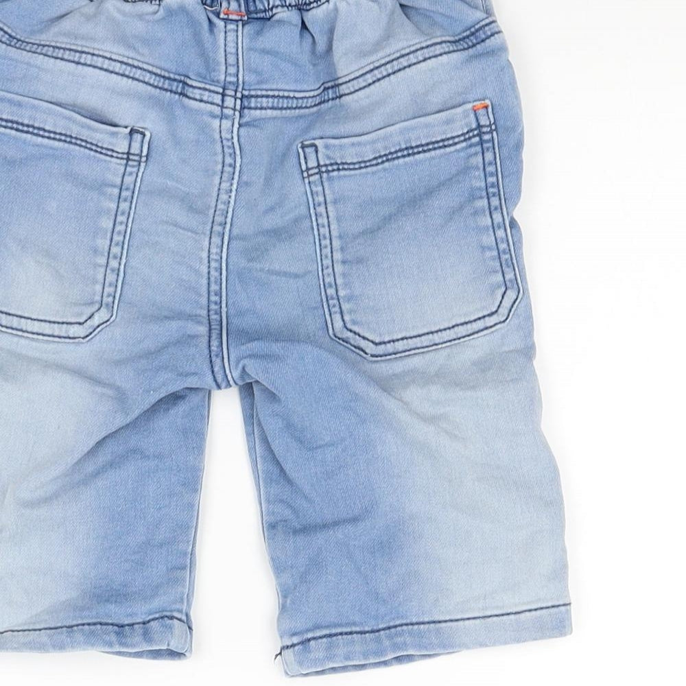 Nutmeg Boys Blue  Denim Chino Shorts Size 5-6 Years