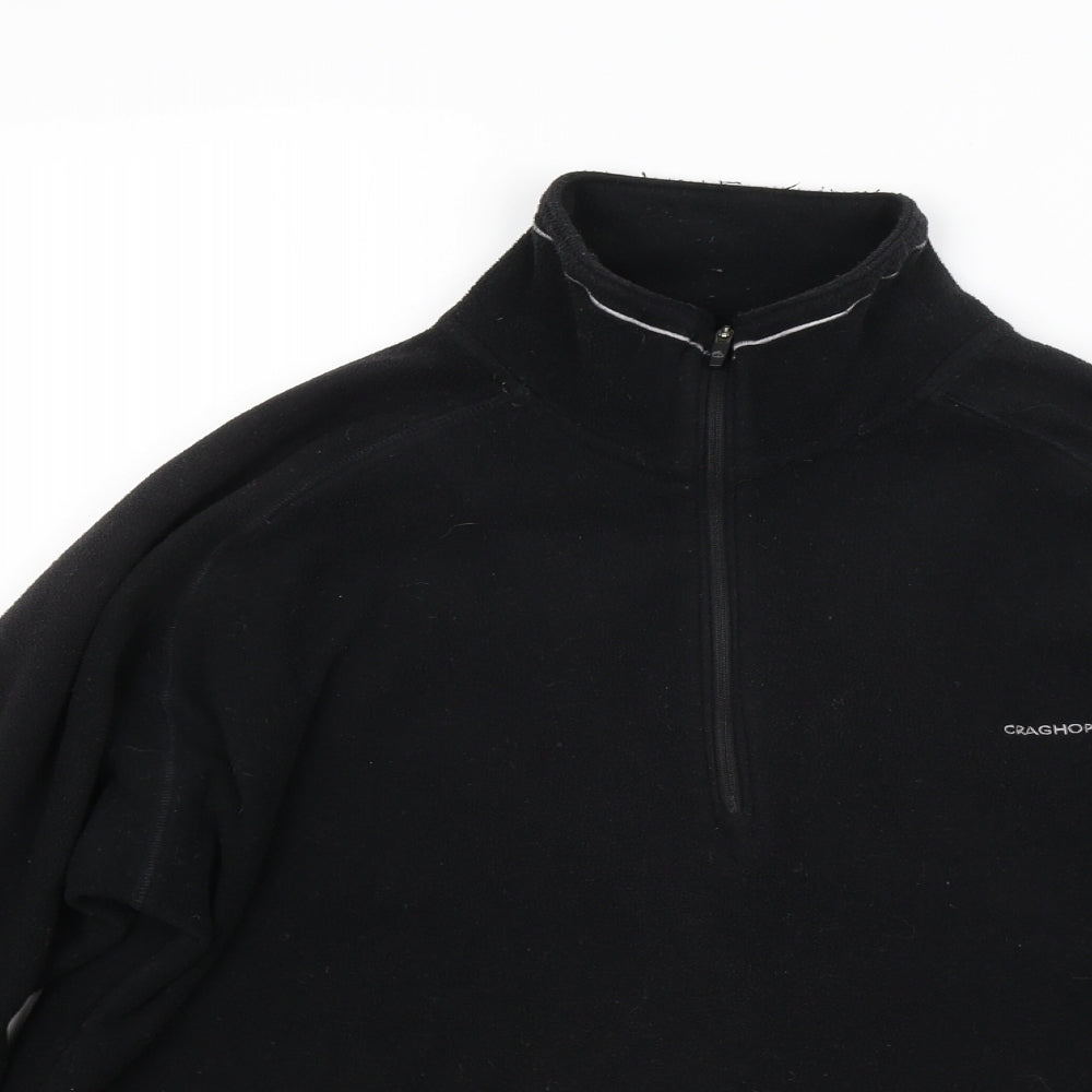 Craghoppers Mens Black  Fleece Jacket Coat Size M
