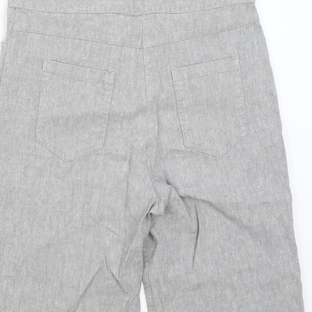 Per Una Womens Grey   Cropped Trousers Size 12