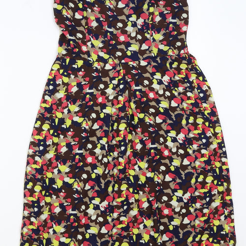 tenki Womens Black Floral  A-Line  Size M