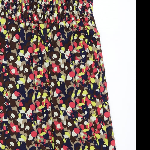 tenki Womens Black Floral  A-Line  Size M