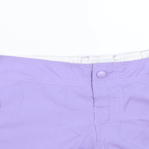 Nicole Womens Purple   Bermuda Shorts Size S