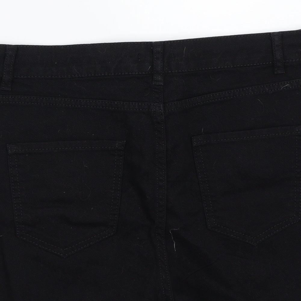 Boohoo Womens Black   Bermuda Shorts Size 12