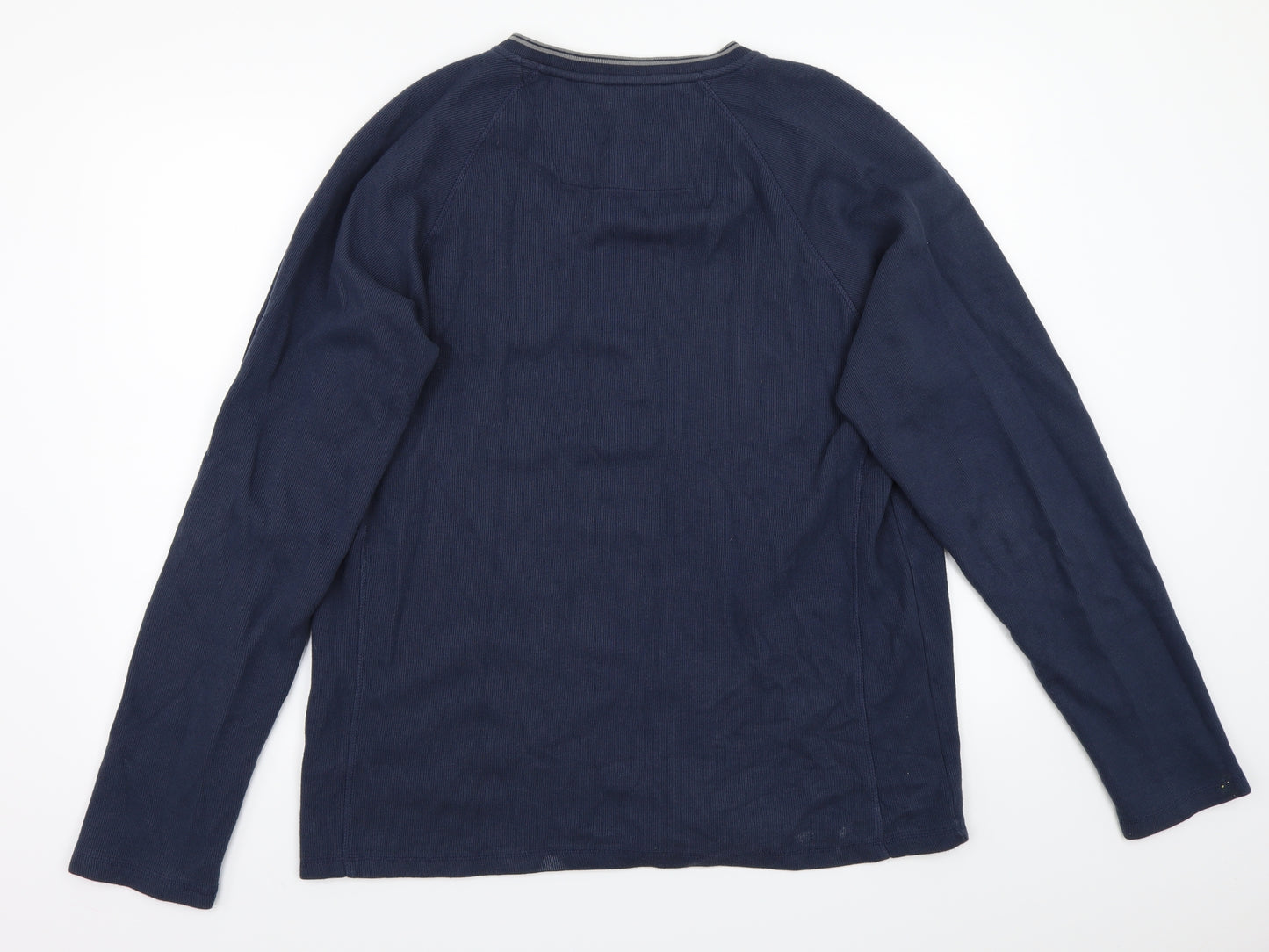 Atlantic Bay Mens Blue   Pullover Jumper Size L
