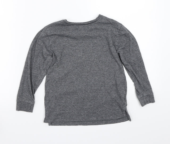 NEXT Girls Grey   Basic T-Shirt Size 5 Years