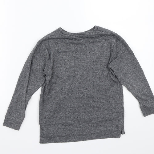 NEXT Girls Grey   Basic T-Shirt Size 5 Years