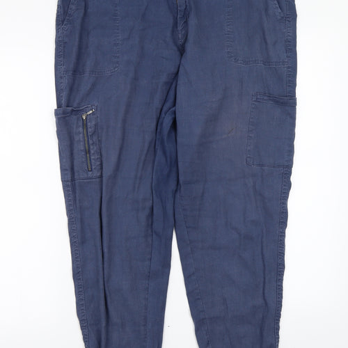 F&F Womens Blue   Trousers  Size 16 L28 in