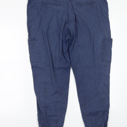 F&F Womens Blue   Trousers  Size 16 L28 in