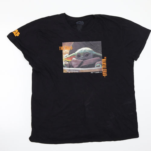 Star Wars Mens Black    T-Shirt Size 2XL