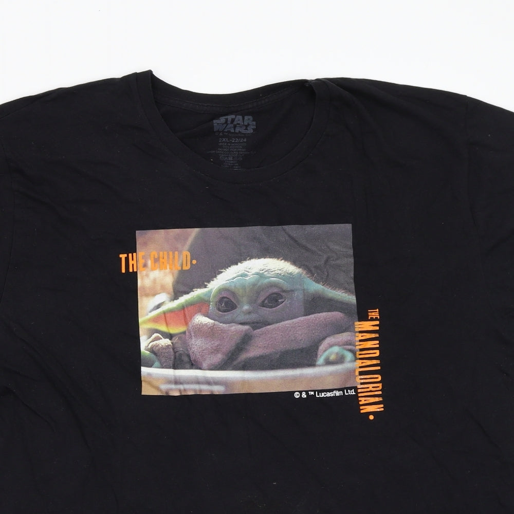 Star Wars Mens Black    T-Shirt Size 2XL