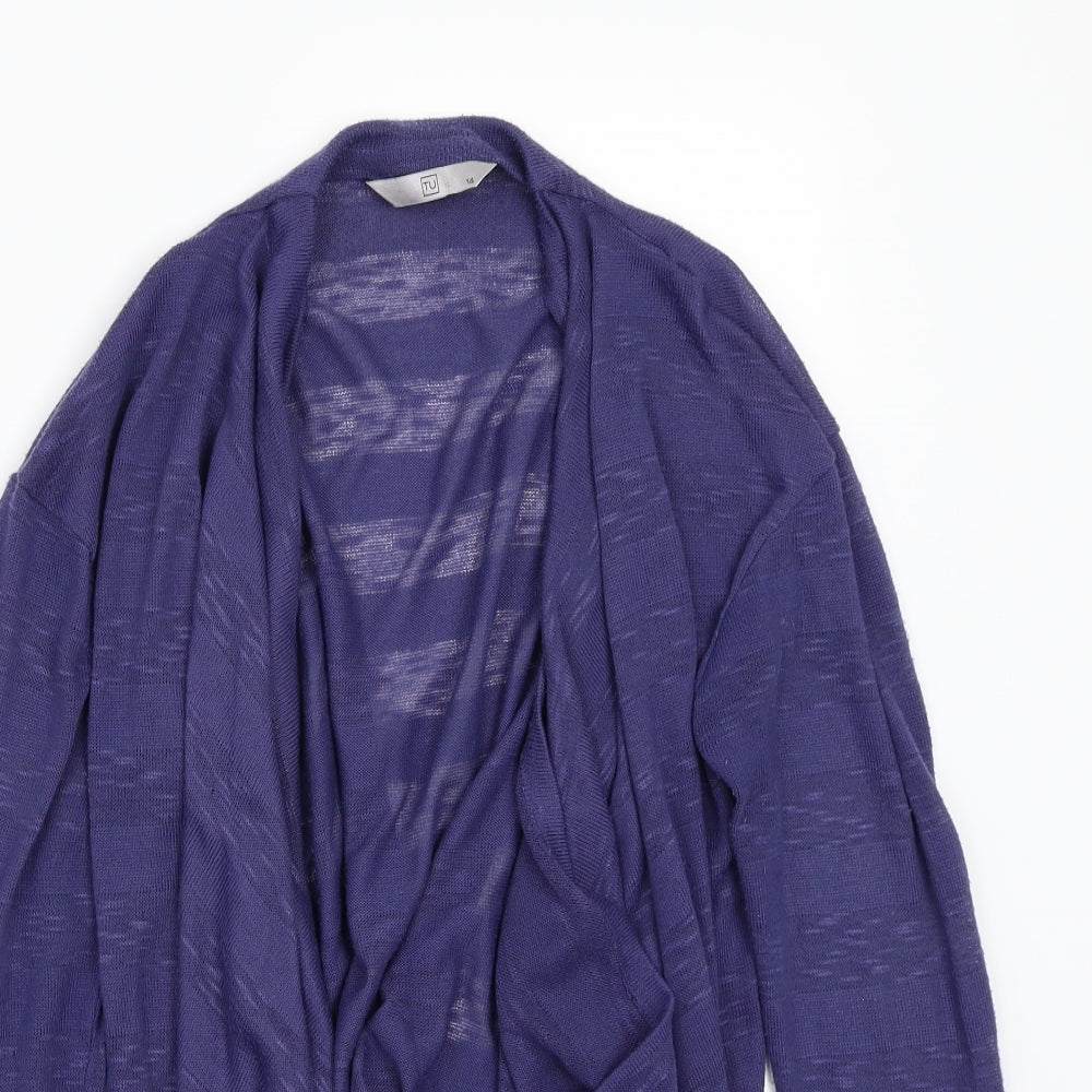 TU Womens Blue   Cardigan Jumper Size 14
