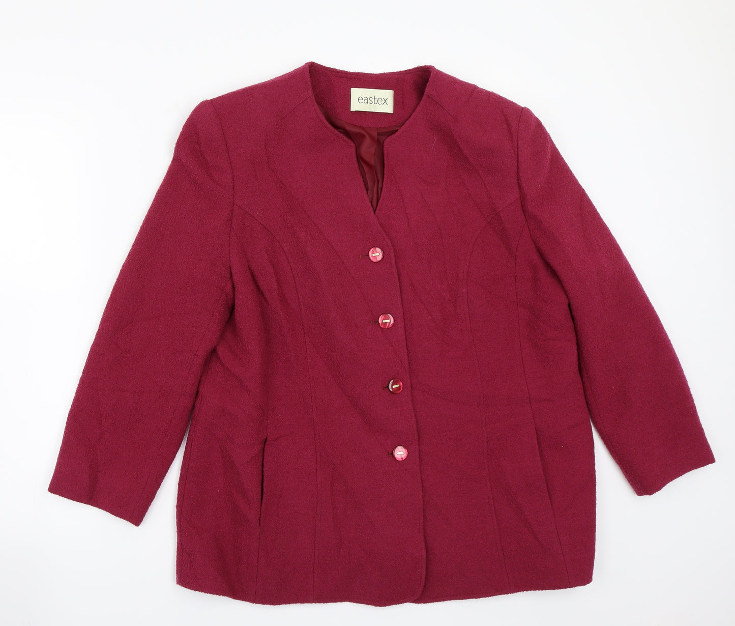 Eastex Womens Pink   Jacket Coat Size 16