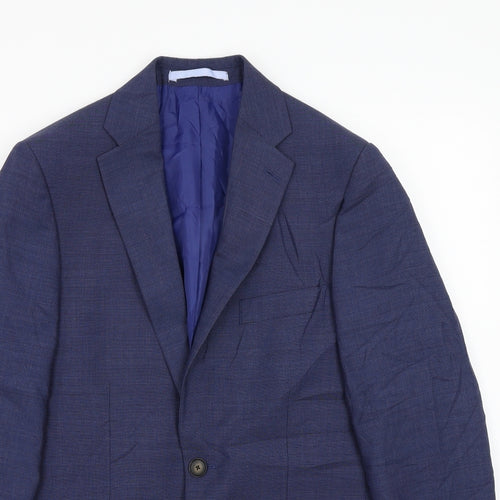 Marks and Spencer Mens Blue   Jacket Suit Jacket Size 36