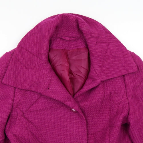Dorothy Perkins Womens Pink   Jacket Coat Size 16