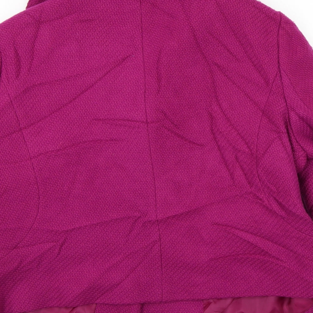 Dorothy Perkins Womens Pink   Jacket Coat Size 16