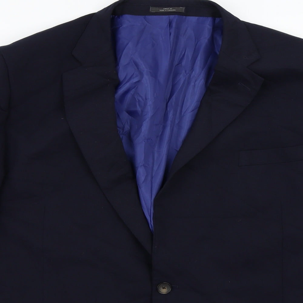 Marks and Spencer Mens Blue   Jacket Suit Jacket Size 38