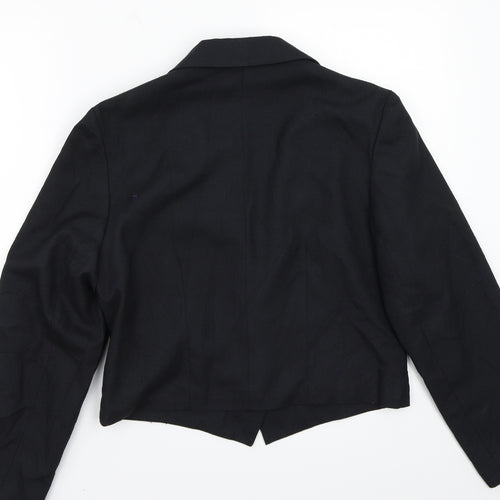 Preworn Womens Black   Jacket Blazer Size 12